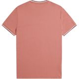 Fred Perry - M1588 - T-shirt - Roze - Katoen, Modern-fit, Korte Mouw