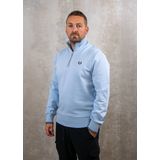 Fred Perry - Sweatshirt - Zwart - Katoen - Halve Rits