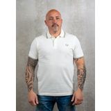 Fred Perry - M12 - T-shirt - Crème - Katoen - Aansluitend Ontwerp