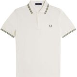 Fred Perry - M12 - T-shirt - Crème - Katoen - Aansluitend Ontwerp