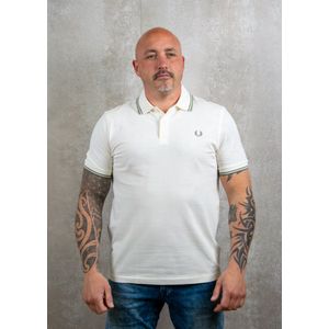 Fred Perry - M3600 - Poloshirt - Ecru - Katoen - Slim-fit - Effen dessin