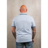 Fred Perry - Fp Twin Tipped Shirt - Poloshirt - Licht gerookt / Petrolblauw / Marineblauw - 100% Katoen