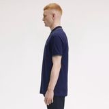 Fred Perry - M3600 Polo - T-shirt - Blauw - 100% Katoen