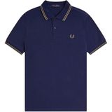Fred Perry - M3600 Polo - T-shirt - Blauw - 100% Katoen