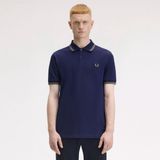 Fred Perry - M3600 Polo - T-shirt - Blauw - 100% Katoen