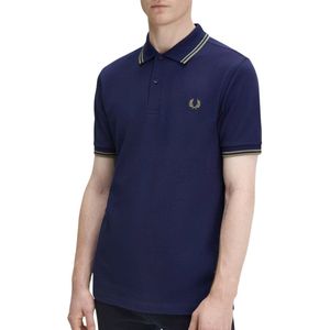 Fred Perry - M3600 Polo - T-shirt - Blauw - 100% Katoen