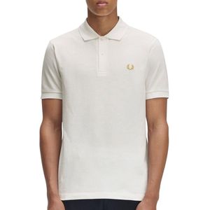Fred Perry - Polo - Wit - Katoen - Korte Mouw