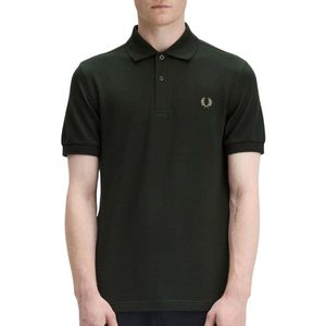 Fred Perry - Poloshirt - Donkergroen - Katoen