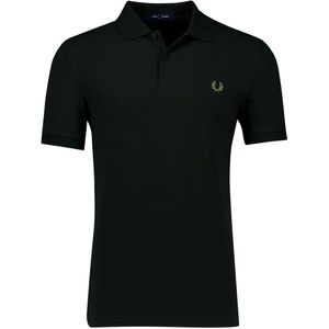 Fred Perry - Poloshirt - Donkergroen - Katoen