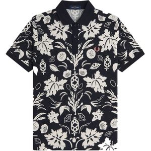 Fred Perry Botanical Print Polo Shirt