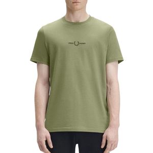 Fred Perry - Geborduurd Shirt - Heren - Blauw - Katoen