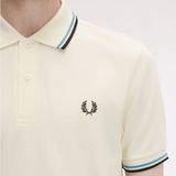 Fred Perry - Twin Tipped Poloshirt - Ecru - Katoen