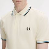 Fred Perry - Twin Tipped Poloshirt - Ecru - Katoen