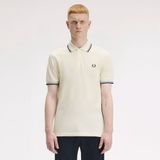 Fred Perry - Twin Tipped Poloshirt - Ecru - Katoen