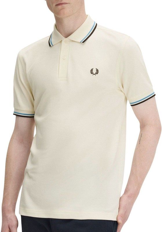 Fred Perry - Twin Tipped Poloshirt - Ecru - Katoen