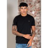 Fred Perry - Classic Laurel Logo T-Shirt - Zwart - Heren