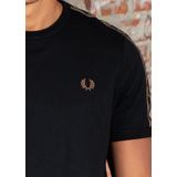 Fred Perry - Classic Laurel Logo T-Shirt - Zwart - Heren