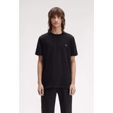 Fred Perry - Classic Laurel Logo T-Shirt - Zwart - Heren
