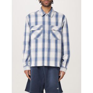 Represent, Heren, Overhemden, Blauw, Maat: L Katoen,