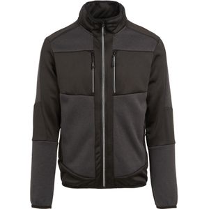 Regatta E-Volve gebreide stretch midlayer voor volwassenen (As/Zwart)