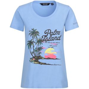 Regatta - Filandra VIII - T-shirt - Katoen - Palmboom - Korte Mouwen