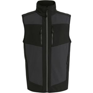 Regatta - e-volve - Softshell Bodywarmer - Kleurblok - Mouwloos, Staande Kraag, 2 Borstzakken, 2 Zijzakken