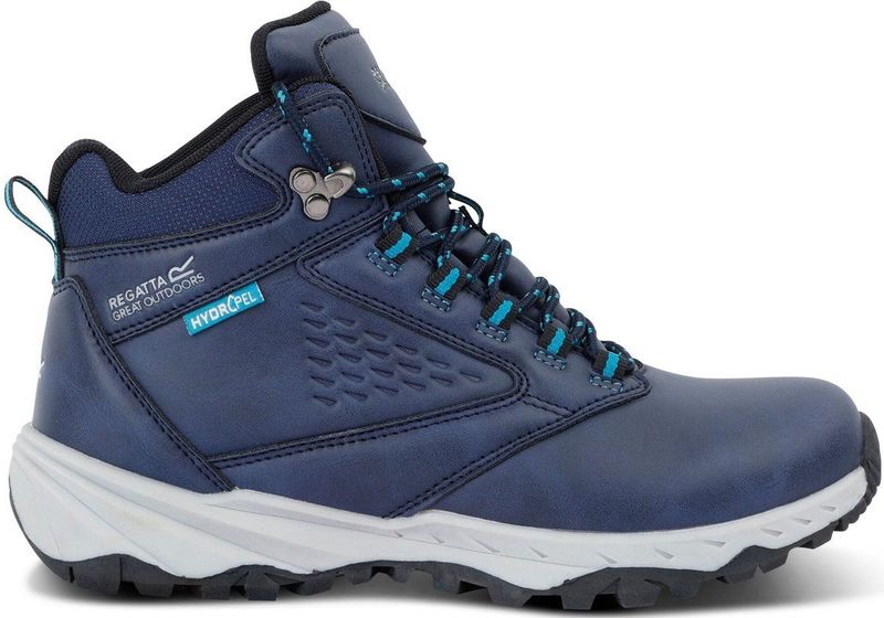 Regatta - Amble - Wandelschoenen - Zwart - Synthetisch Leer - Waterbestendig