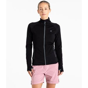 Dare2b - Emerging Core - Sweatshirt - Zwart - Gerecyclede Stretchstof, Antibacterieel, UV Shield (UPF 50+)