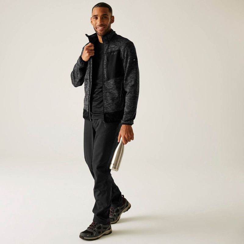 Regatta - Baslinn - Fleece - Gemêleerd - Met Volledige Rits