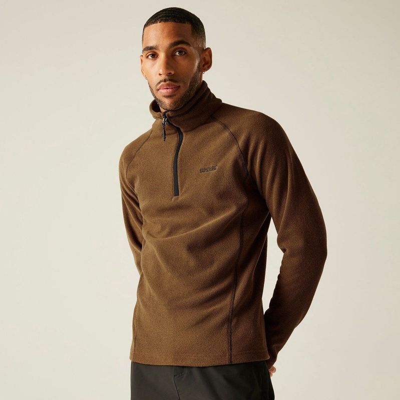 Regatta - Fleece Heren - Voor Hiking - Zacht Fleece - Half-Zip Kraag
