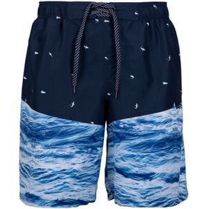 Trespass - Visprint Zwembroek - Blauw - Polyester - Ademend