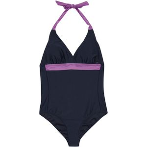 Regatta Dames/Dames Flavia II Contrast One Piece Zwempak (Marine/Radiant orchidee)
