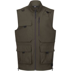 Regatta Heren licht heren Packaway Gilet (Donkere Khaki)