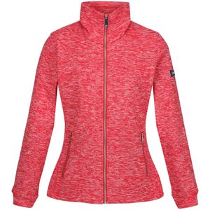 Regatta Dames/Dames Azaelia Marl Full Zip Fleecejack (Rood met een hoog risico)