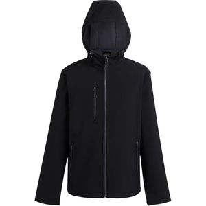 Regatta - Navigate 2 Layer Soft Shell Jas - Zwart - Polyester - Waterafstotend