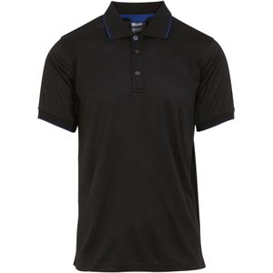 Regatta - Herenpolo - Zwart - Korte Mouwen - Katoen