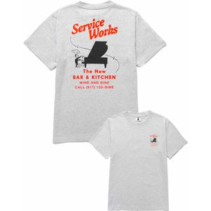 Service Works - Bar Kitchen Tee - T-shirt - Grijs