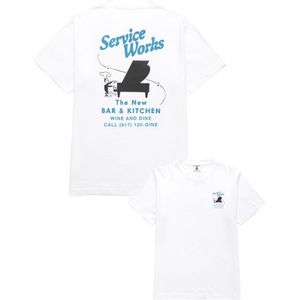 Service Works - Bar Kitchen Tee - T-shirt - Wit