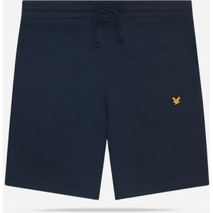 Lyle & Scott - Brushback Fleece Shorts - Marineblauw - Korte Broeken