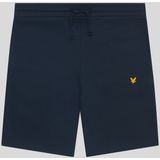 Lyle & Scott - Brushback Fleece Shorts - Marineblauw - Korte Broeken
