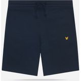 Lyle & Scott - Brushback Fleece Shorts - Marineblauw - Korte Broeken