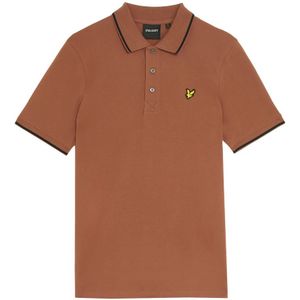 Lyle & Scott - Tipped Polo Shirt - Bruin - Poloshirt
