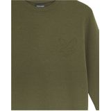 Lyle & Scott - Jongens sweater - Maat 8/9 - Jongens - Khaki -