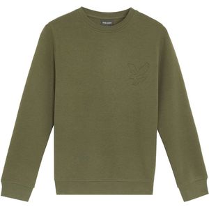 Lyle & Scott - Jongens sweater - Maat 8/9 - Jongens - Khaki -