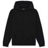 Lyle & Scott - Heavy Weight Drop Shoulder Hoodie - Zwart - Hoodie