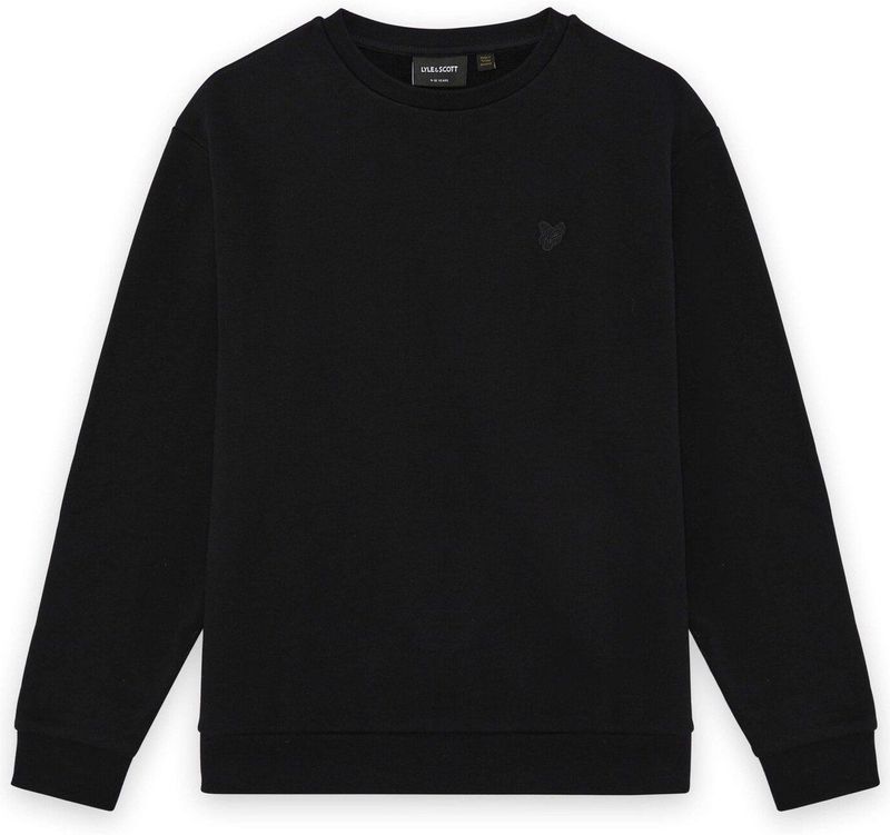 Lyle & Scott - Heavy Weight Drop Shoulder Crew Neck - Hoodie - Zwart