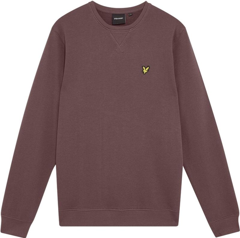 Lyle & Scott - Crew Neck - Trui - Espresso - 100% Katoen - Regular Fit