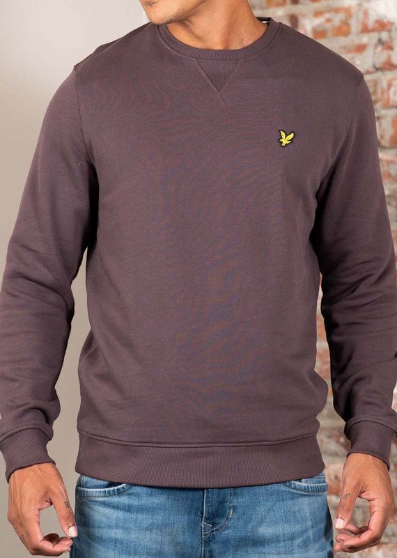Lyle & Scott - Crew Neck - Trui - Espresso - 100% Katoen - Regular Fit