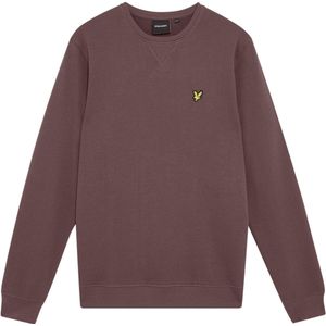 Lyle & Scott - Sweat Crewneck - Rood en Bruin - Coltrui