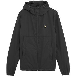 Lyle & Scott - Sport Windbreaker - Zwart - Full Zip Hooded Jas - Heren
